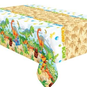 NEW: Lot of 6 dinosaur‎ themed table cloths